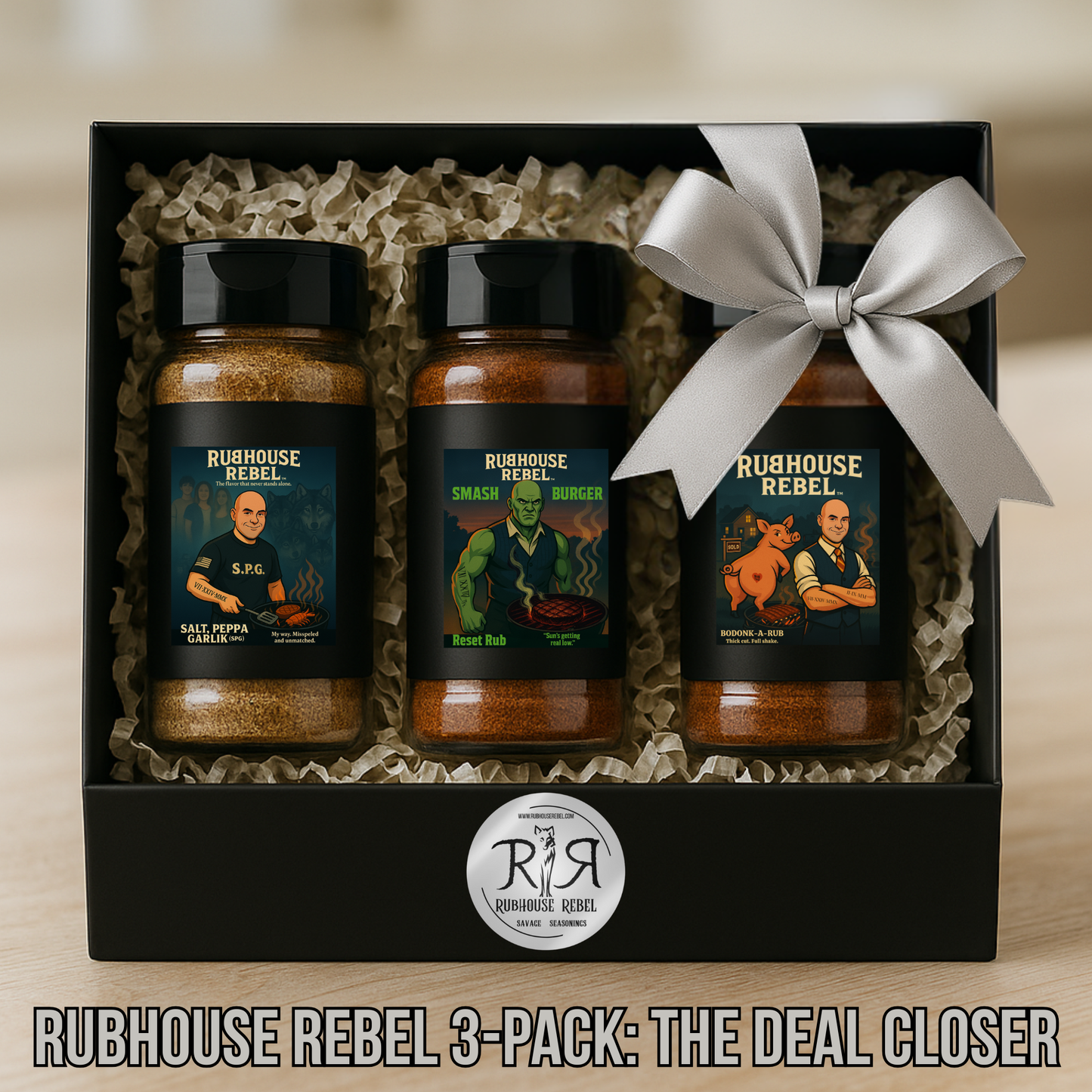 Rubhouse Rebel 3-Pack: The Deal Closer (Gift Box)